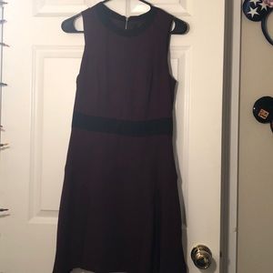 Dark purple dress